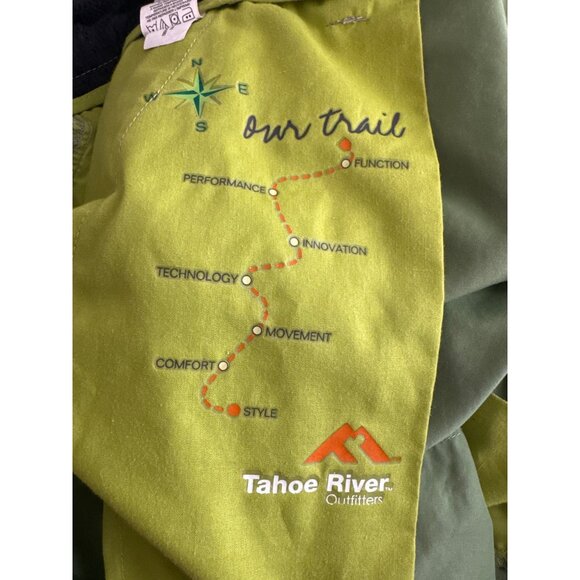 Tahoe River Outfitters Mens Green Hiking Shorts Size 38 Nylon Blend pickleball - Picture 4 of 5